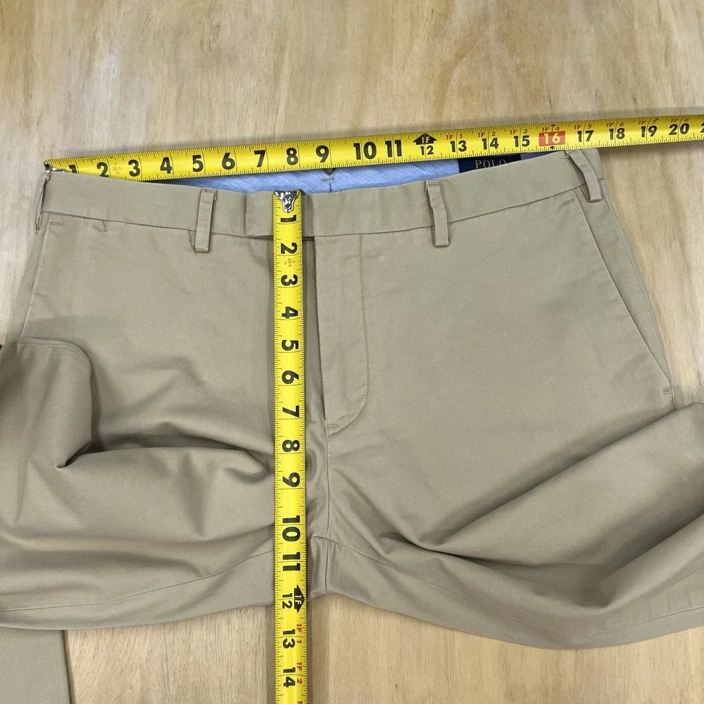 Polo Ralph Lauren Chino Pants Mens 34x34 Slim Fit Cotton Stretch Monument Tan